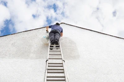 Peinture extérieure à Lucéram — façades et ravalement